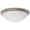 Nuvo Button, 13 Inch LED Flush Mount Fixture, Brushed Nickel Finish, CCT Selectable, 120 Volts 62/1843 - alternate 1